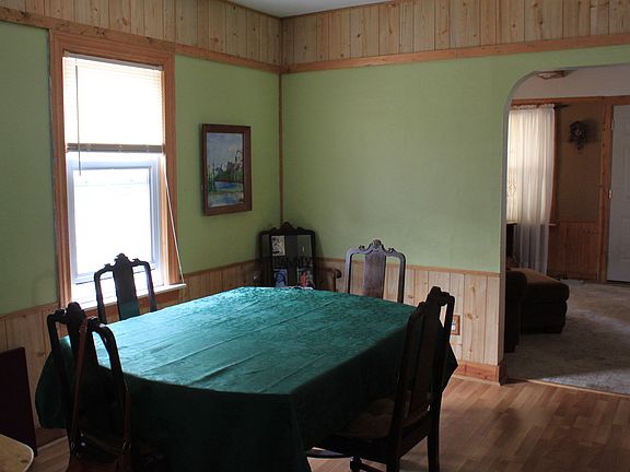 12x12 Dining Room with pine wainscotting
