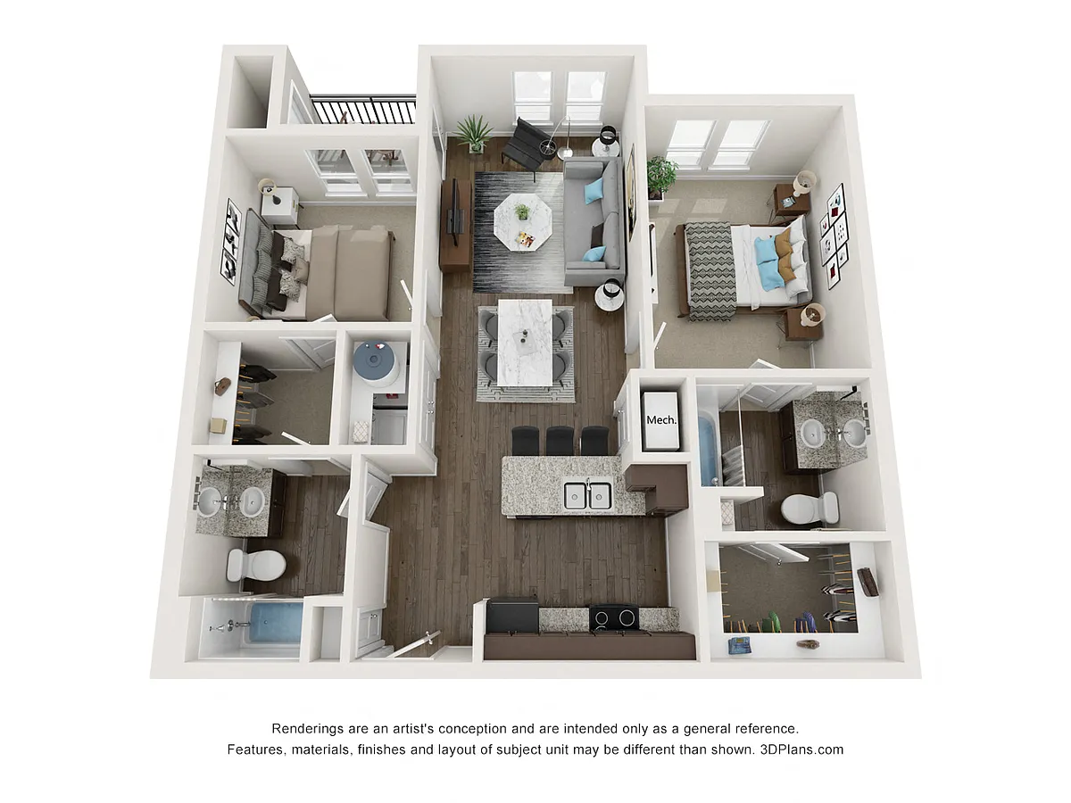 Floor plan B1