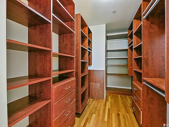 Large walk-in closet
