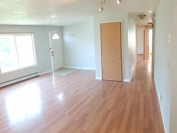 Lots of natural light in living space window overlooks front yard