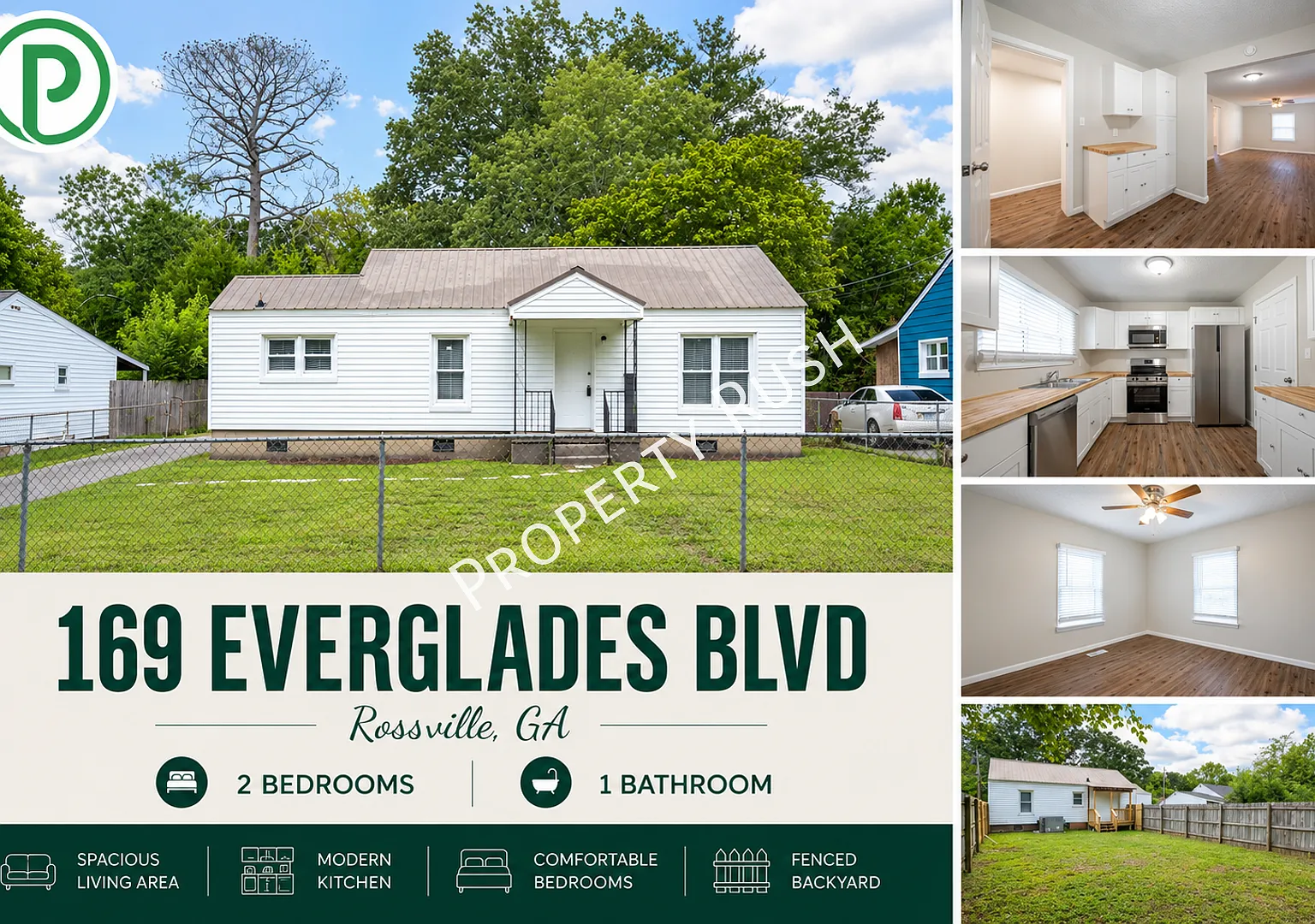 169 Everglades Blvd. - Charming 2 bed/1 bath rental home in North Georgia! $1,495/mo. — Photo 1
