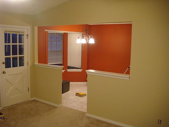 Open dining to living area