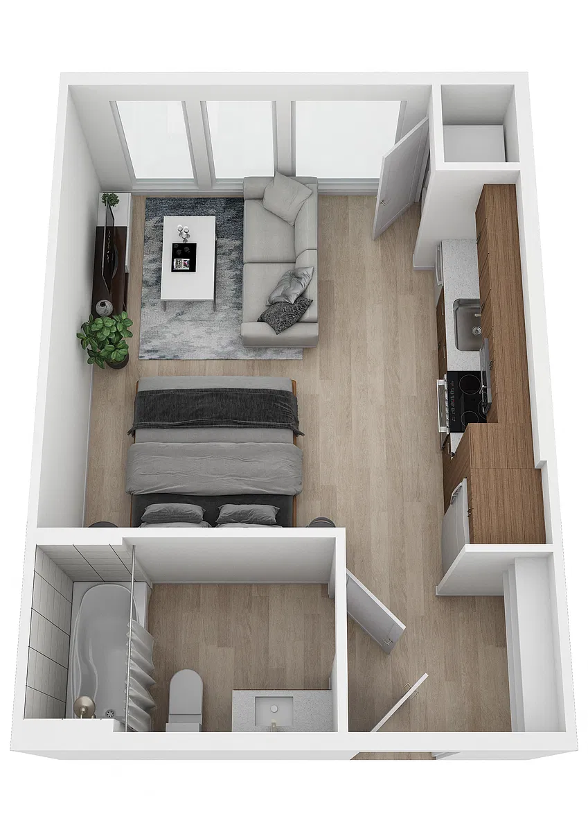 Floor plan E1