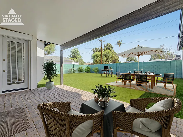 Staged Covered Patio / Outdoor Living