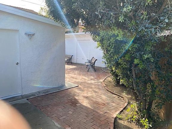 Access to the sunny patio and storage space