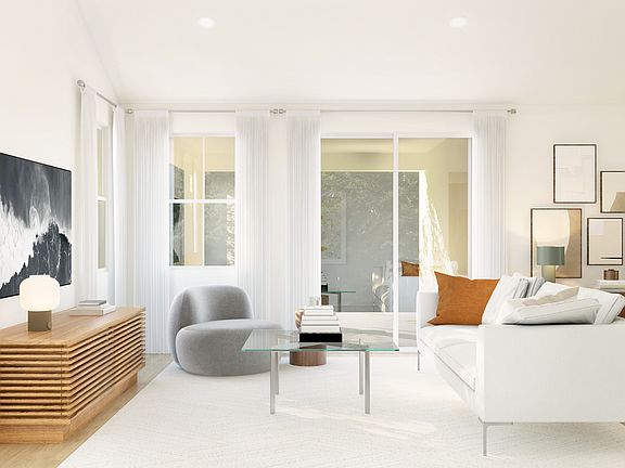 Great room with natural light and gorgeous flooring