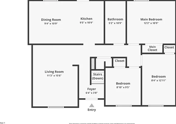 3 bed, 1.0 bath, 1500 sqft, $1,875 — Photo 2