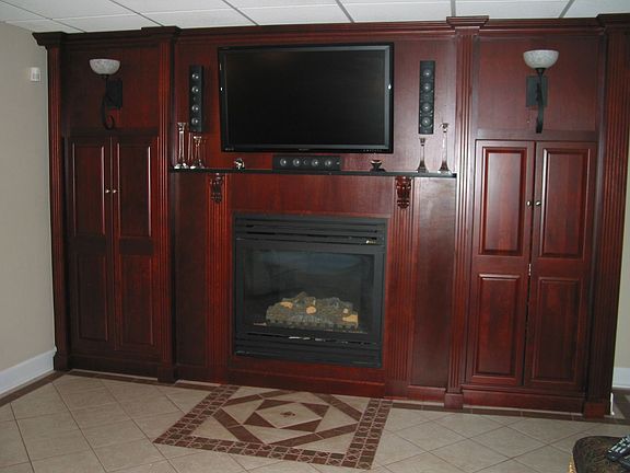 Walkout Basement AV Room