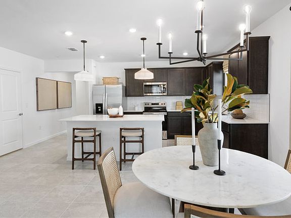 Cafe area located off the kitchen