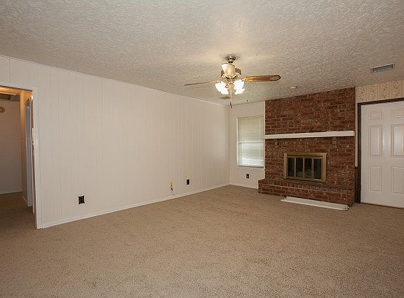 Fabulous brick fireplace