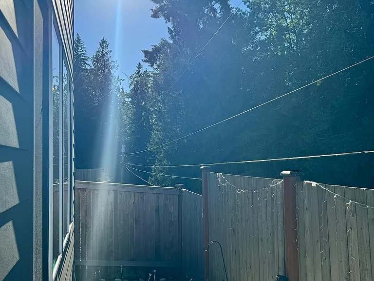Outside fence