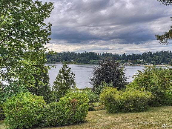 View from the front right side of the home - looking at the Bremerton Yacht Club and the Sinclair Inlet