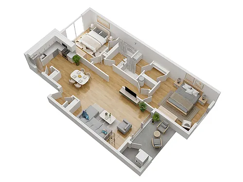 Floor plan Park+