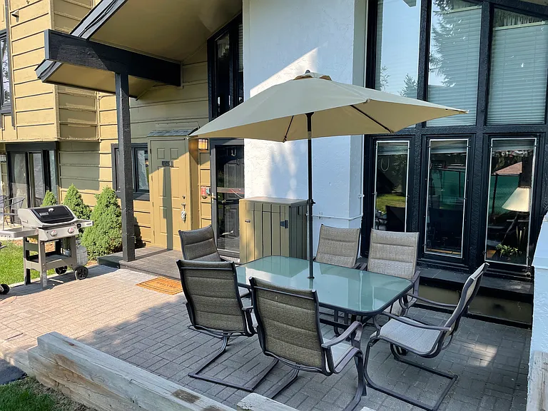 Shared patio space