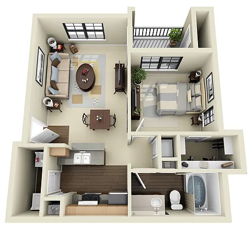 Floor plan Capri
