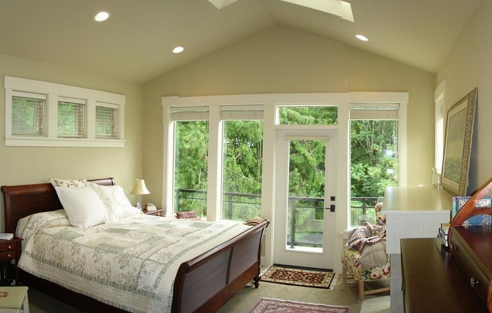 Beautiful Master Suite with a Gas Fireplace