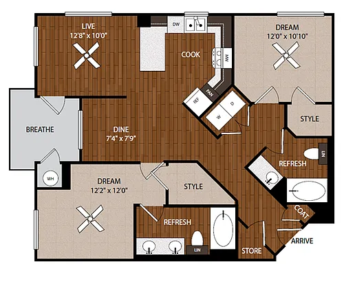Floor plan B7