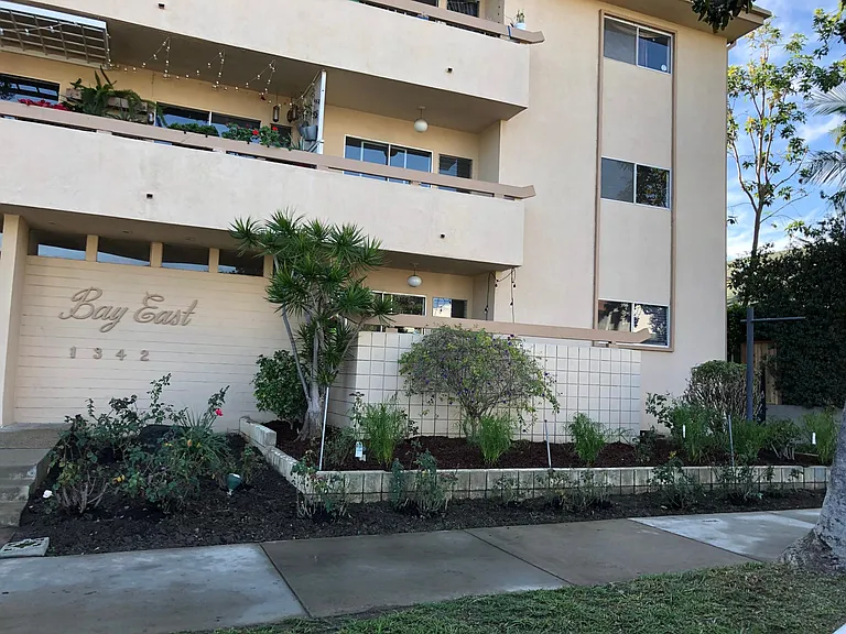 front of building