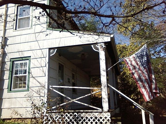 front porch from side yard