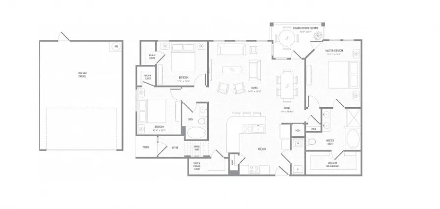Floor plan C1T