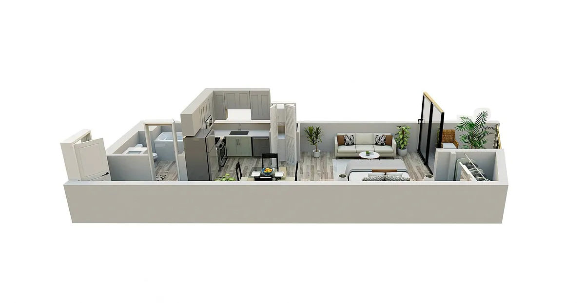 Floor plan Studio C