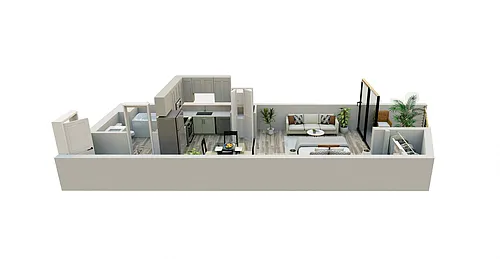 Floor plan Studio C