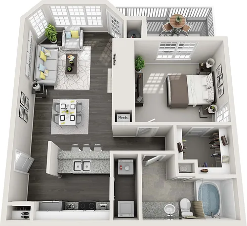 Floor plan 1A