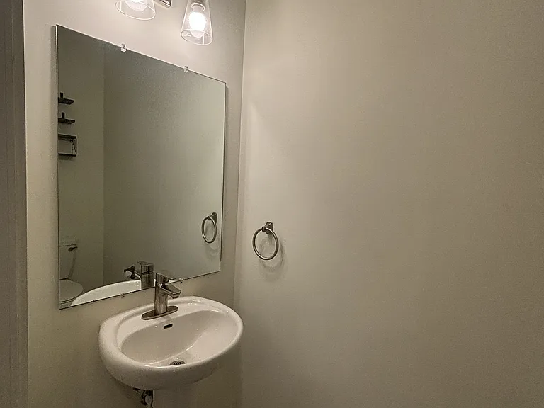 Downstairs half bath