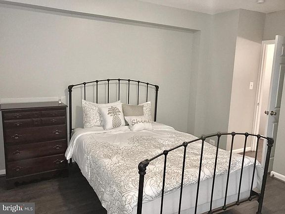 Bedroom easily fits a king or queen sized bed