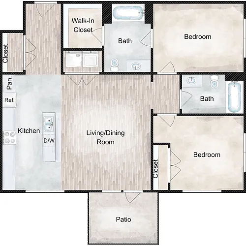 Floor plan B3