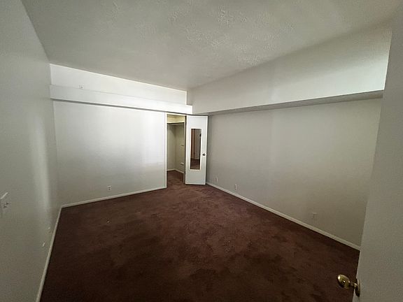 Master bedroom with walk in closet.