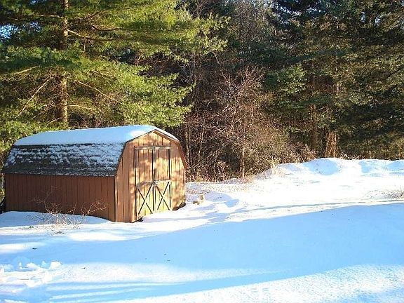 view of shed