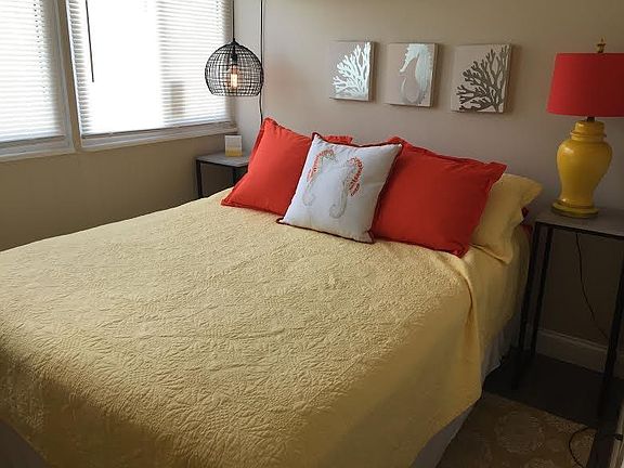 Bedroom with 42" HD TV