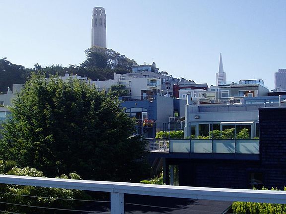 Coit Tower from Roof Deck