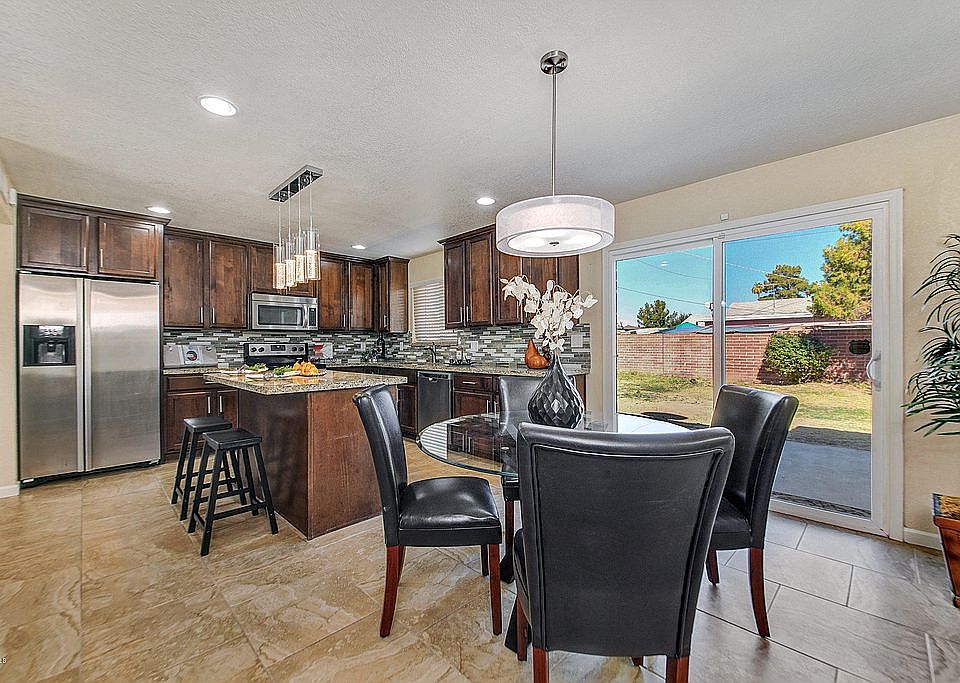 Kitchen and dining area