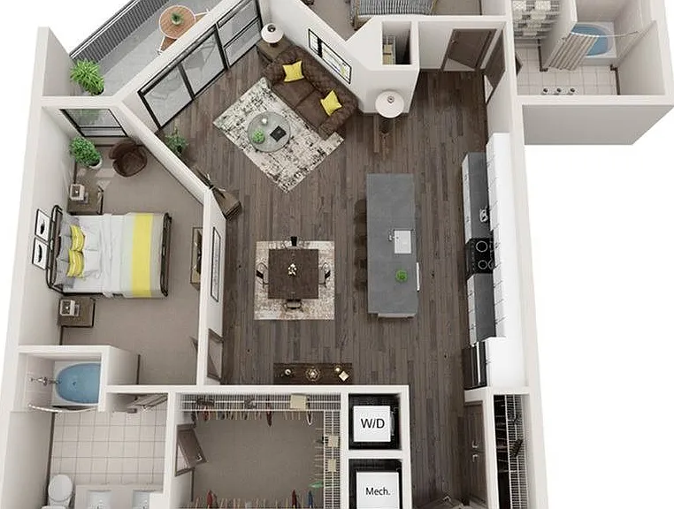 2 Bedroom - 2 Bathroom 2 Bedroom - 2 Bathroom