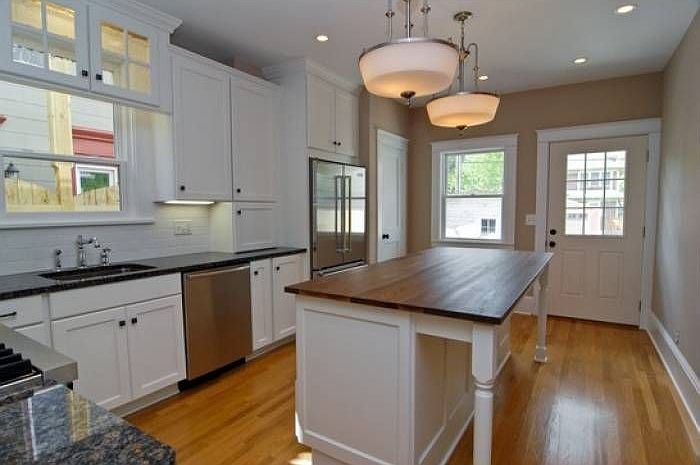 Walnut & Granite tops