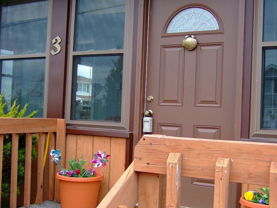 Front door with a great shell knocker