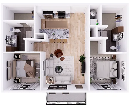Floor plan Thomas-2B