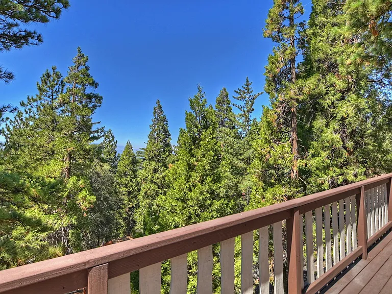 Deck with mountain views