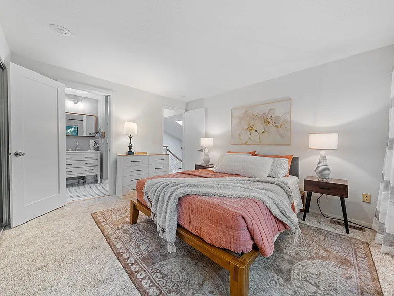 Master Bedroon with attached bathroom