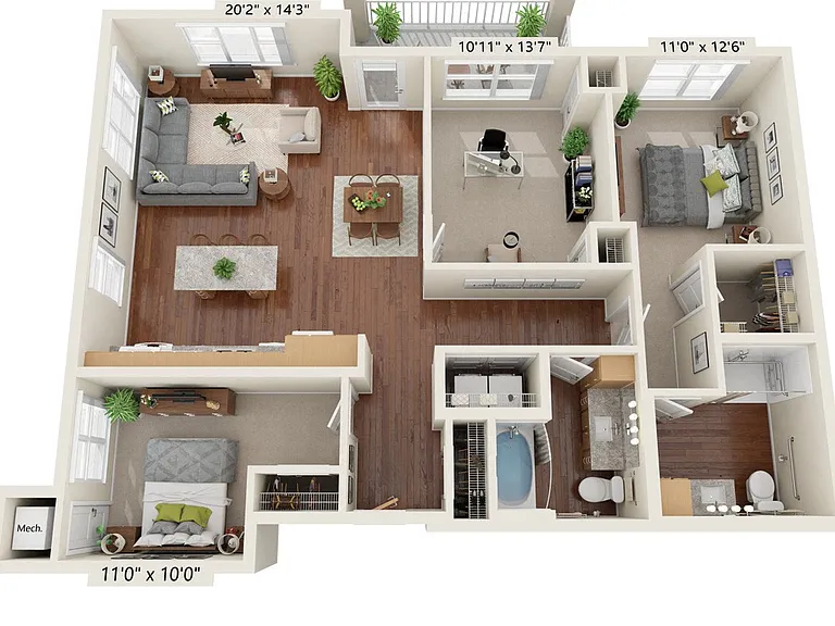 Oaks Landing 55+ Apartments — Photo 47