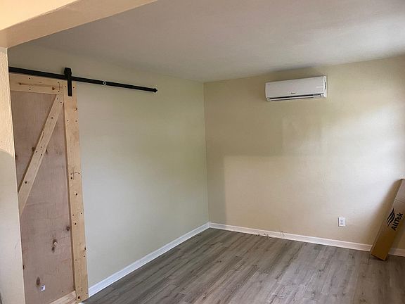 mini split ac in living room.