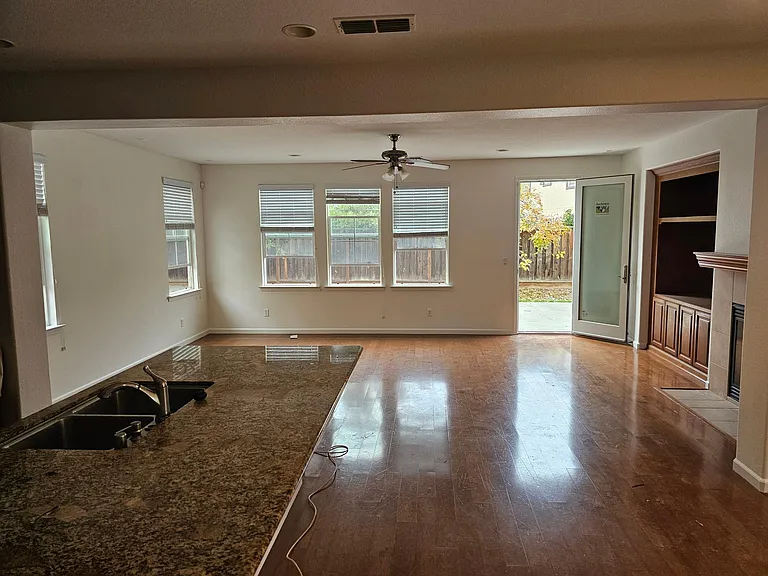 Kitchen+ informal living room