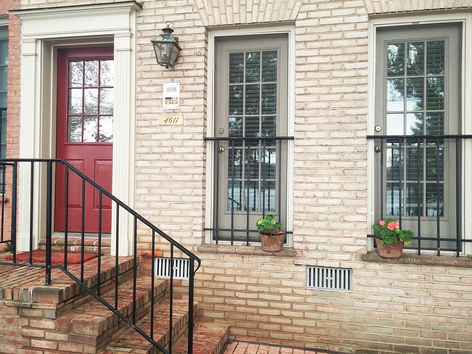 Front door and steps