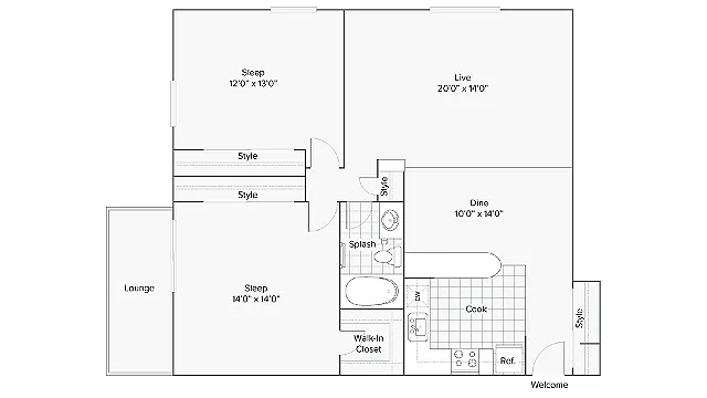Floor plan Bristol