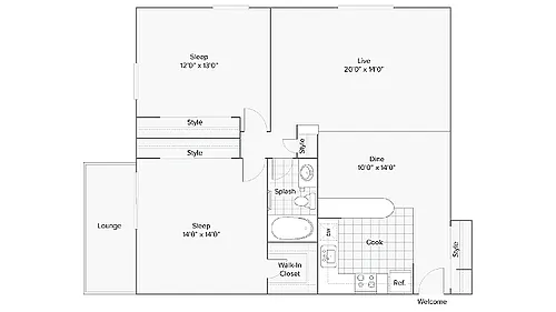 Floor plan Bristol