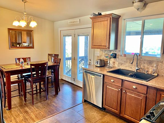Updated kitchen with a view from Clinton to North Ogden