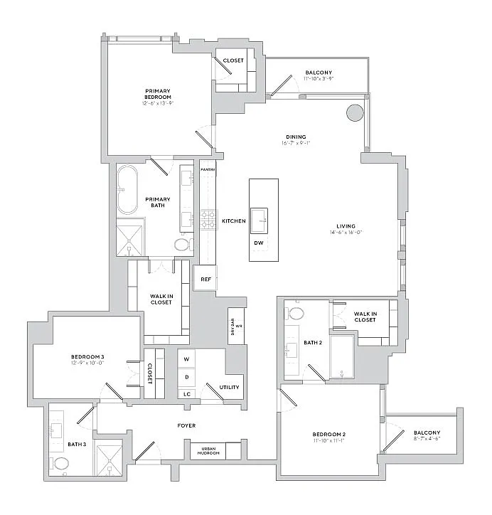 Floor plan B8 25X3