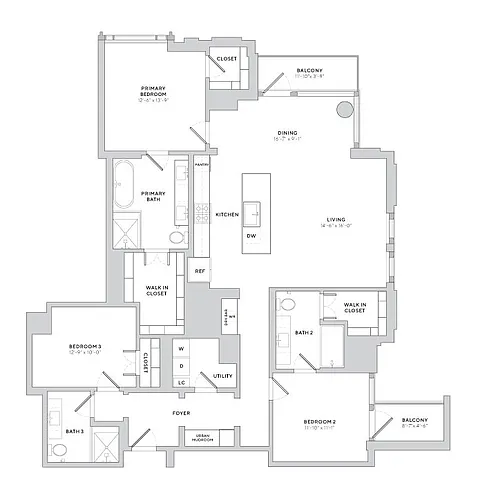 Floor plan B8 25X3